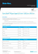 Membrane Sure-Seal pre-tape 1,5 mm - FT